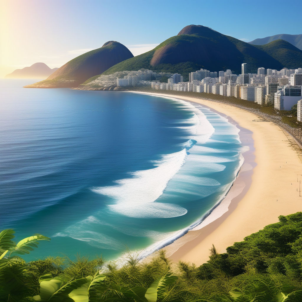 Hawaiian Coastline Of Rio De Janeiro, Brasil Foto Royalty Free, Gravuras,  Imagens e Banco de fotografias. Image 21464575