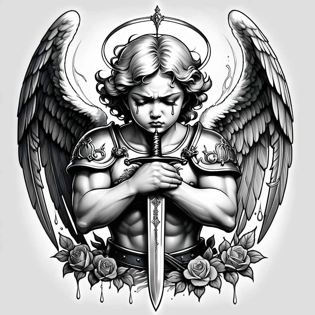 Angel Tattoo design for men ⋆ Best Fashion Blog For Men - TheUnstitchd.com