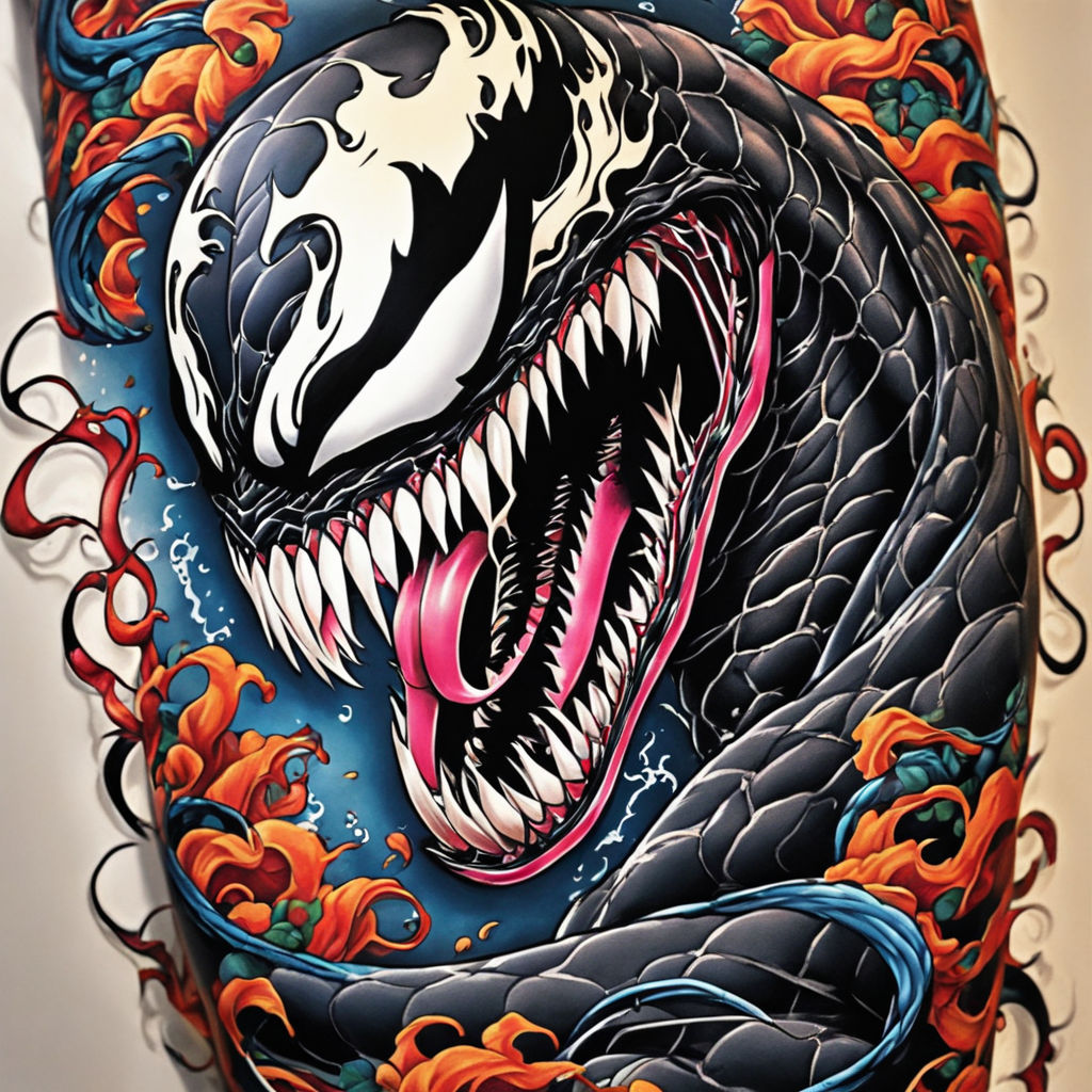 40+ Remarkable Venom Tattoo Ideas: Electrifying Body Design Collection |  Marvel tattoos, Venom tattoo, Spiderman tattoo