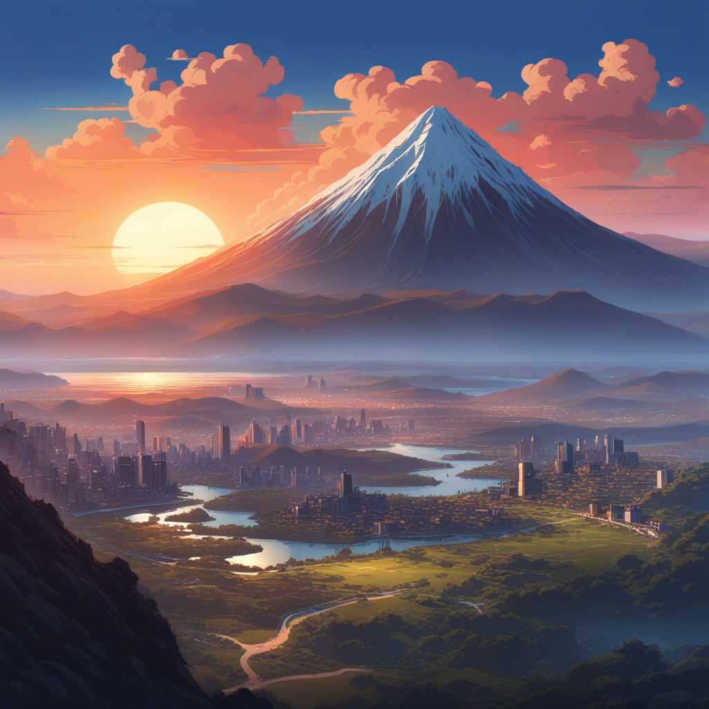 ArtStation - SportBet Animation - Mount Fuji.