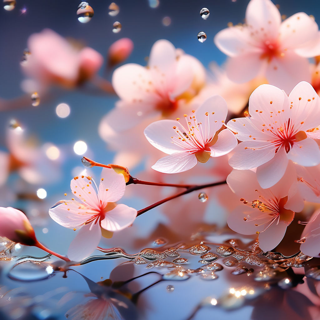 Flowers in full bloom: Spring is the season of flowers blooming. Various  flowers such as cherry blossoms - Playground