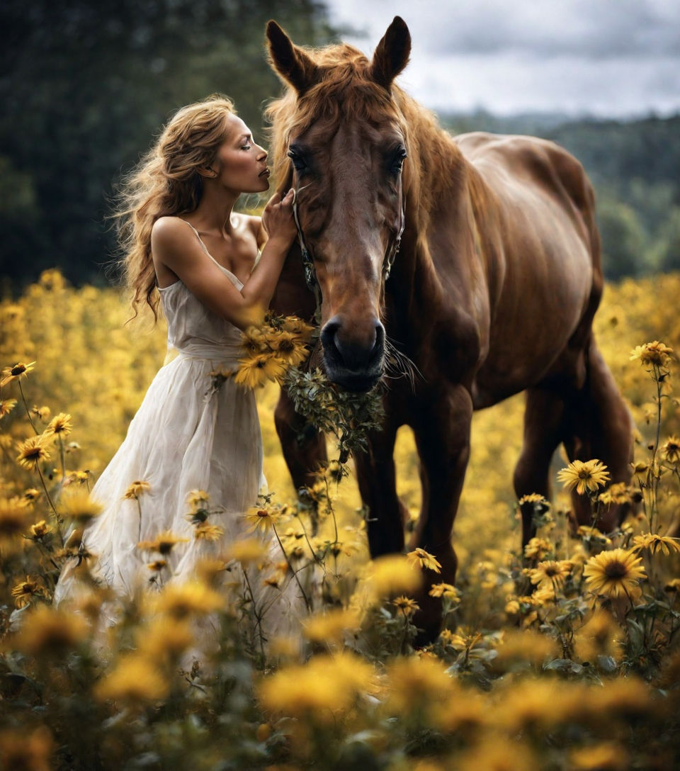 Woman sucking horse cock. - Playground