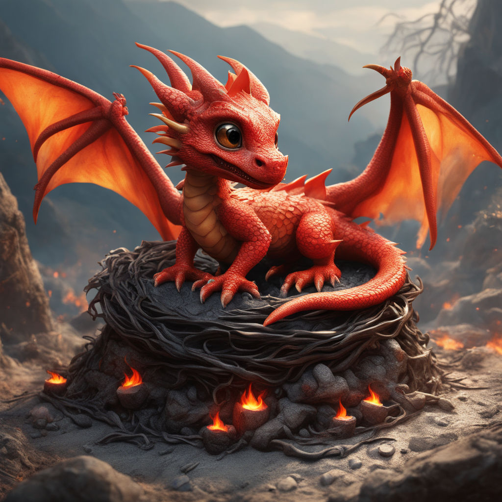 baby fire dragons