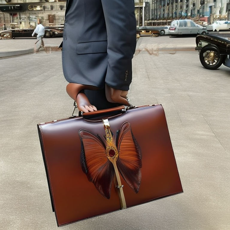 Louis Vuitton Butterfly Handbag