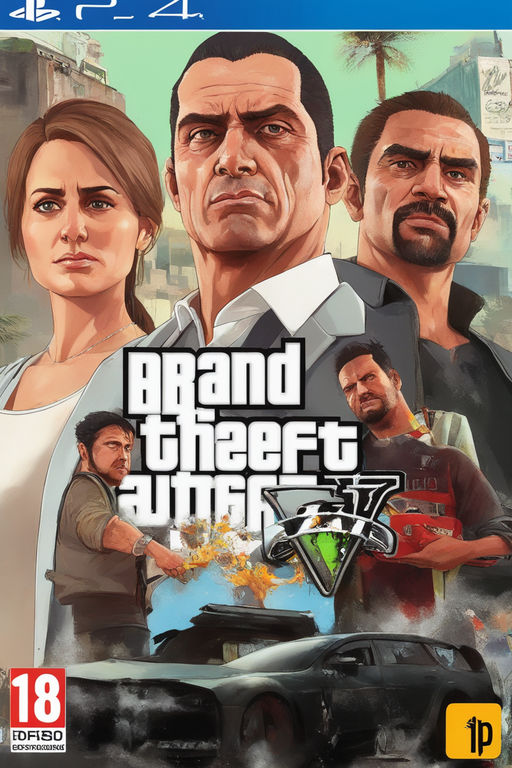 Poster Grand Theft Auto V Gta 5 D - Pop Arte Skins