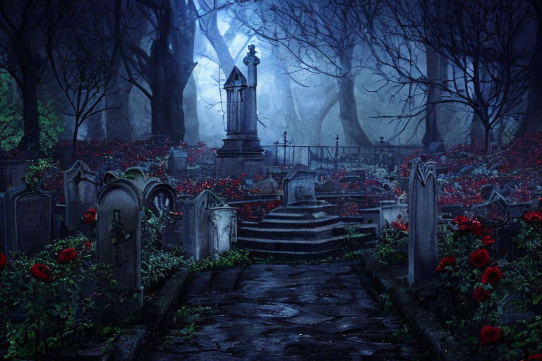 EXT. GRAVEYARD - NIGHT | Episode interactive backgrounds, Episode  backgrounds, Anime backgrounds wallpapers