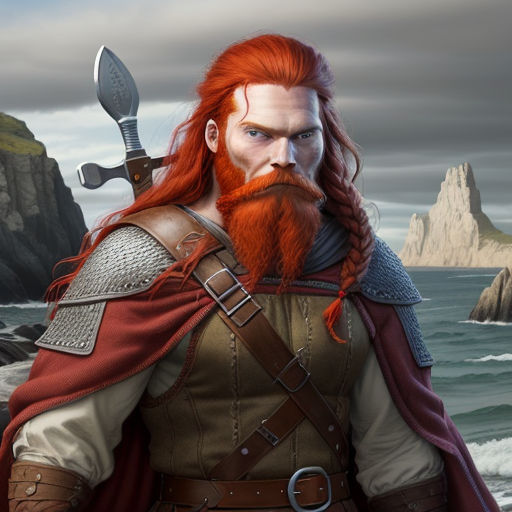 red headed drawn dwarf