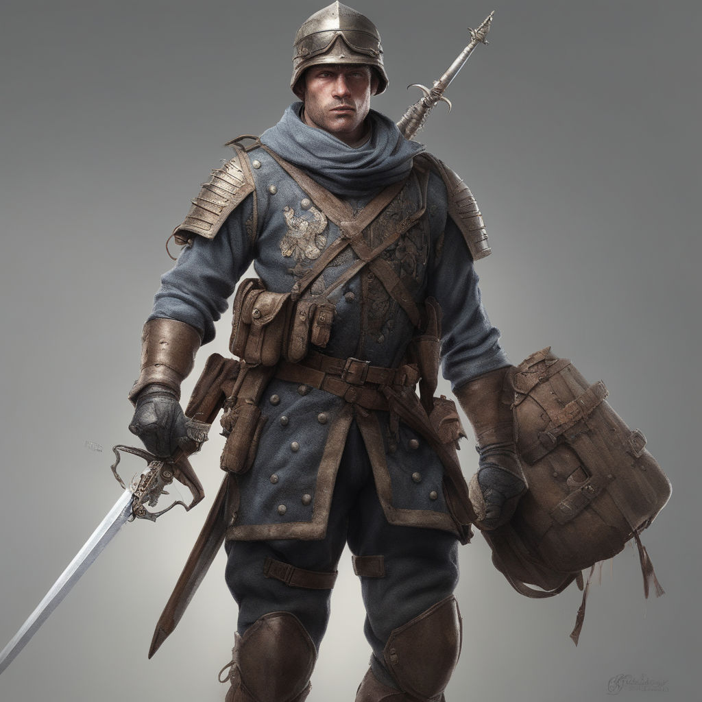 medieval warrior concept art