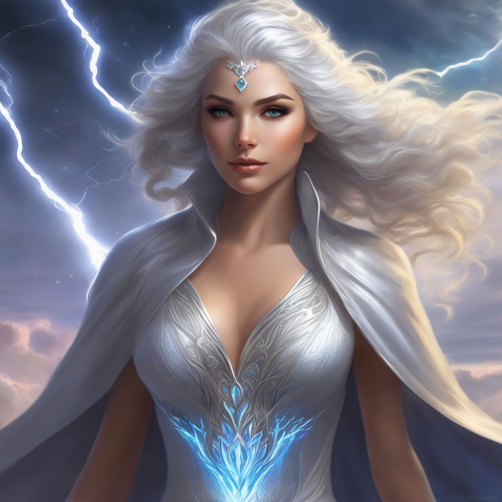 female lightning elemental