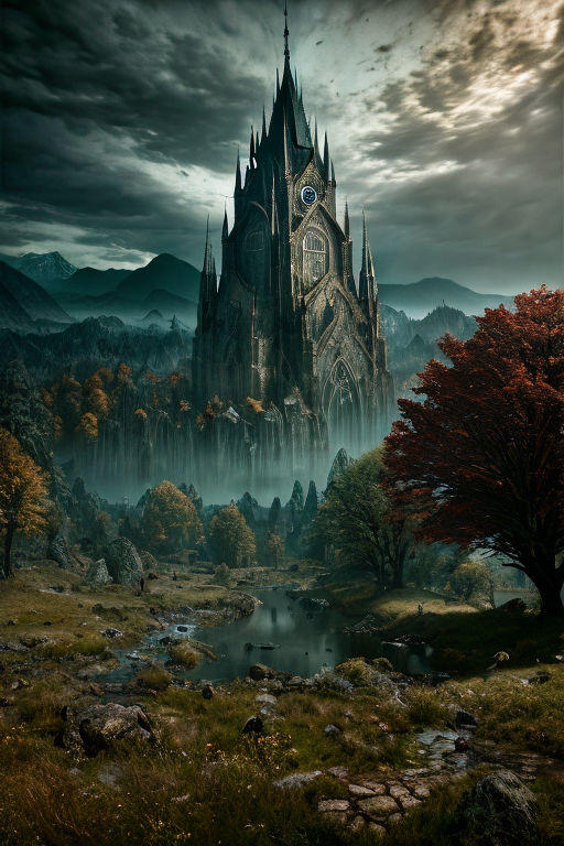 fantasy dark castle