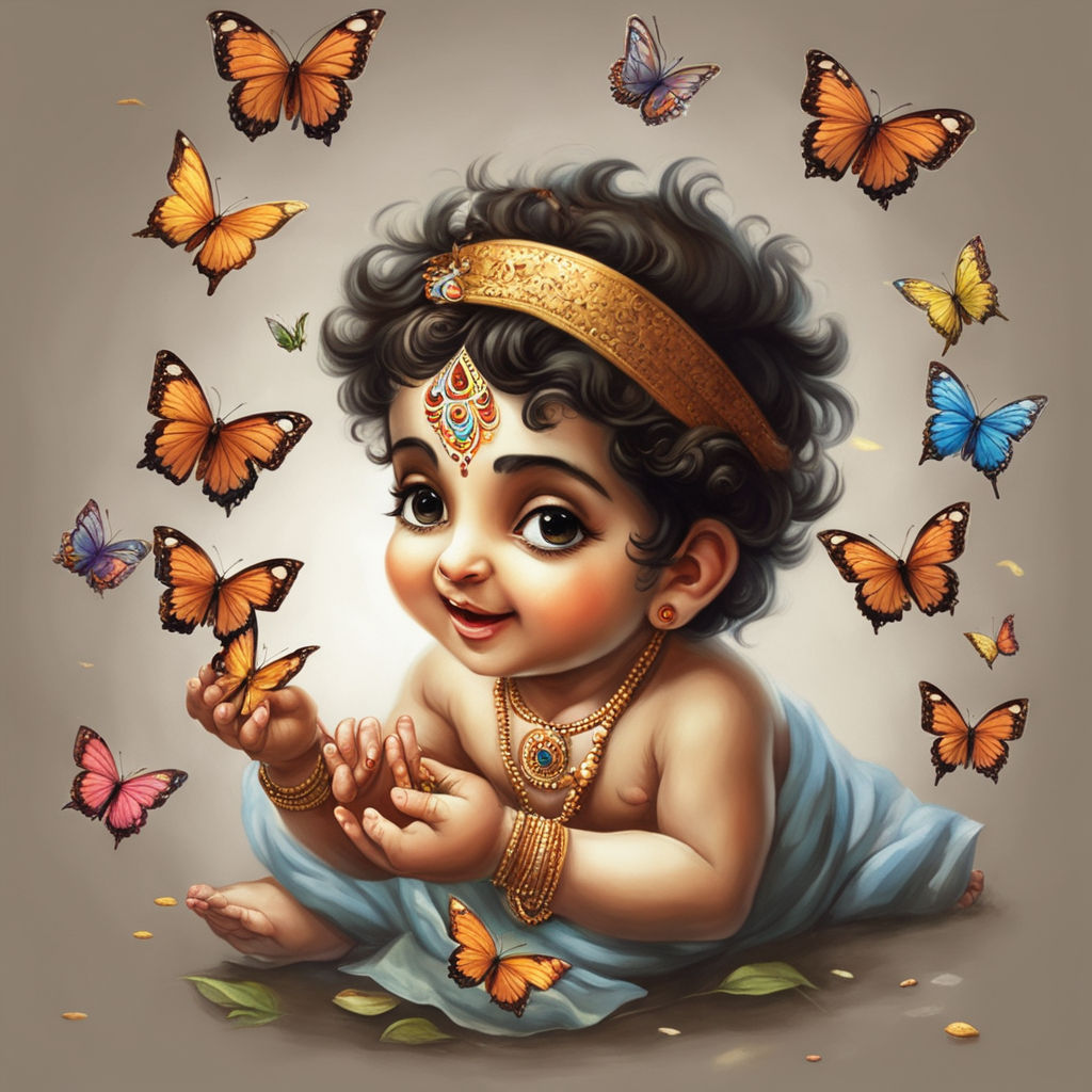 cute baby krishna wallpapers