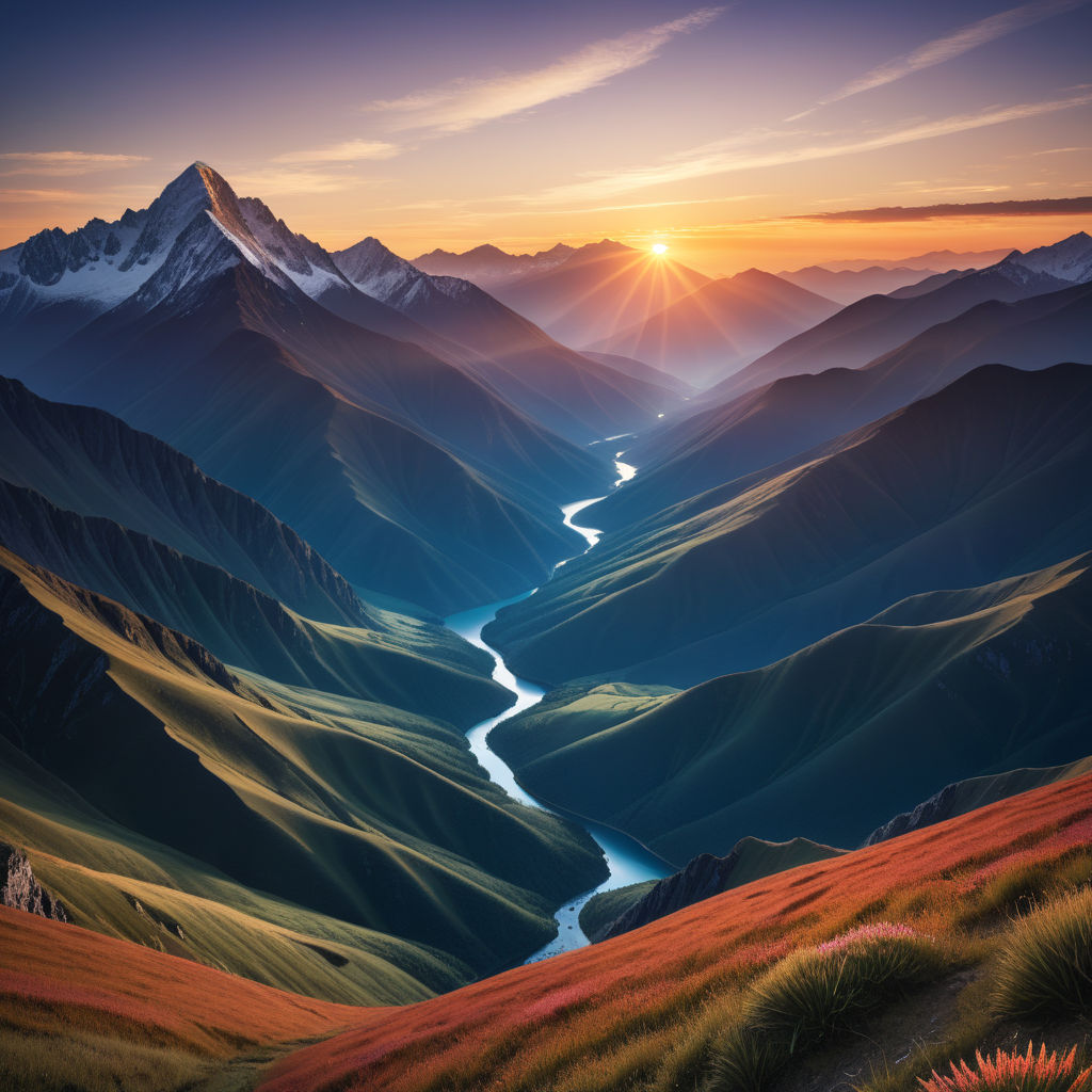 Beautiful landscape rapids on a mountains river in sunlight. Filtered image  colorful effect. 17659148 Stock Photo at Vecteezy