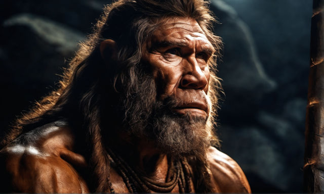 neanderthal man hunting