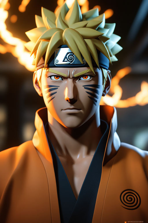 Naruto, detailed face, close up