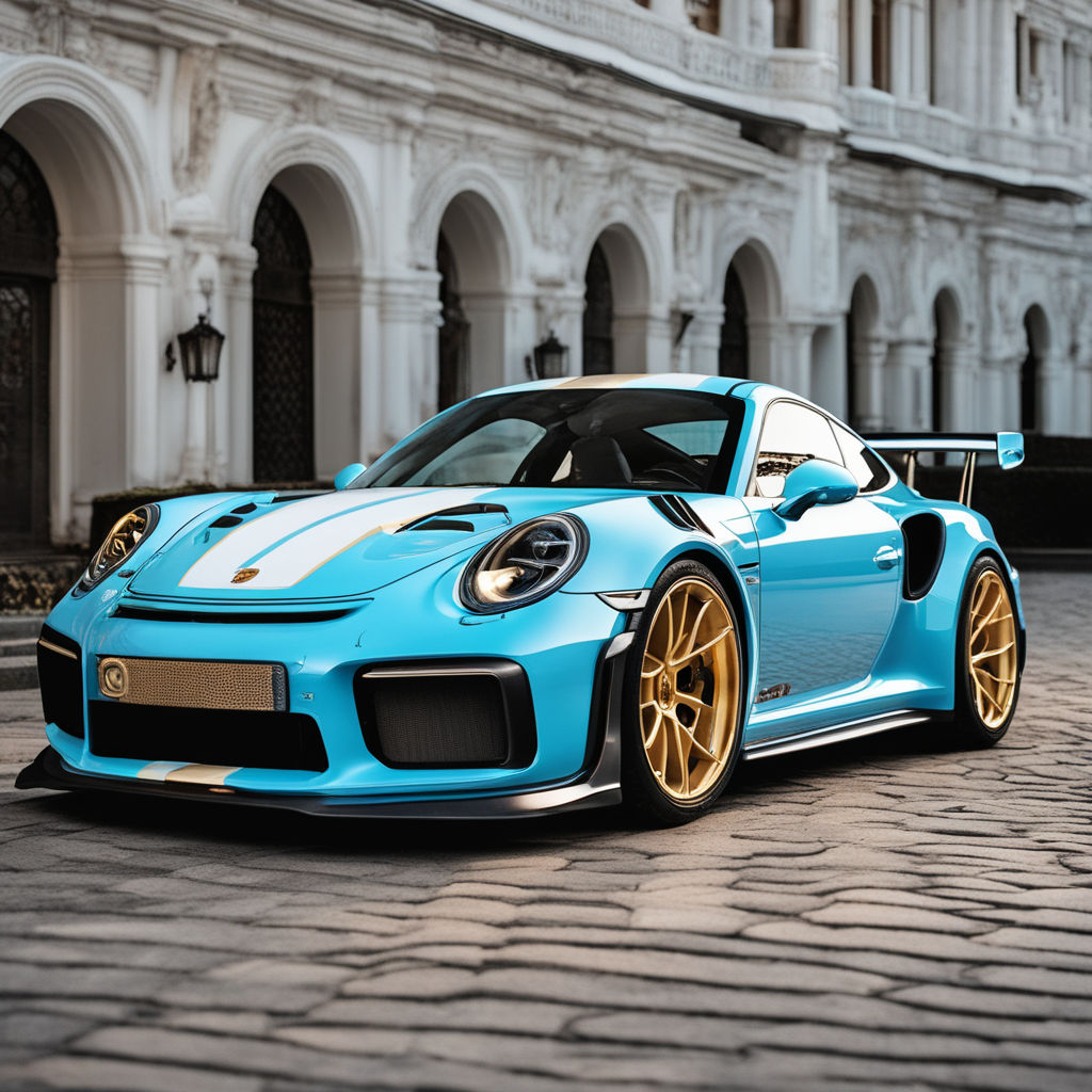 Premium AI Image  Beautiful car porsche 911 gt3 RS