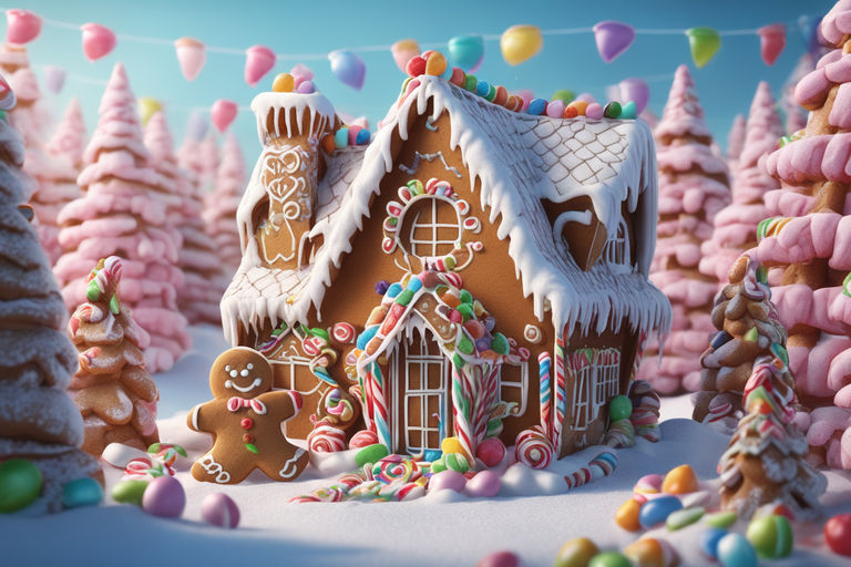 gingerbread wallpaper hd