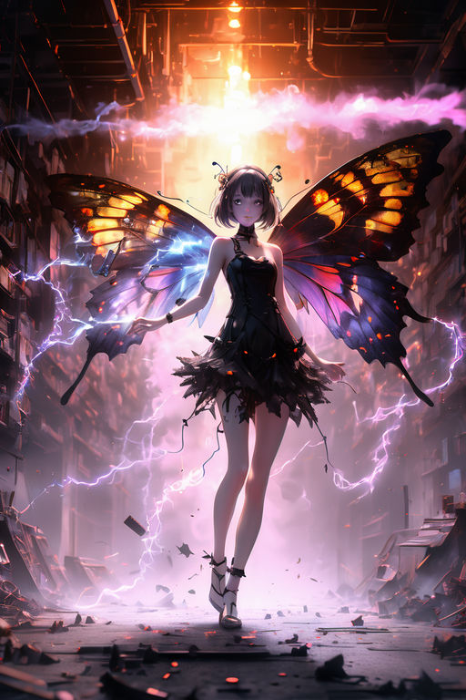 Beautiful Anime Fairy Girl Ocean Digital Stock Illustration 2350745081 |  Shutterstock