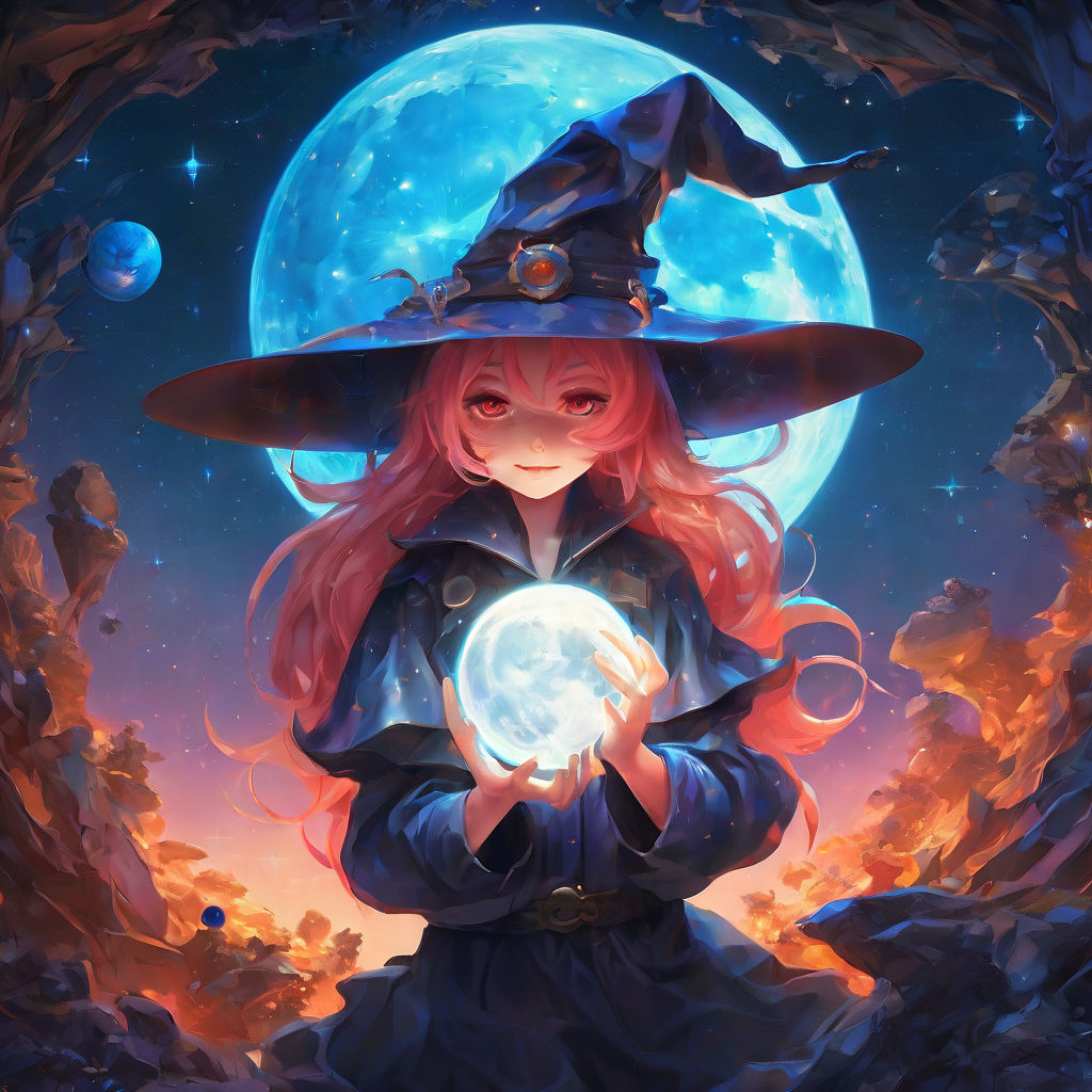 Cute witch Tevian: Original anime character... (07 Jan 2019)｜Random Anime  Arts [rARTs]: Collection of anime pictures