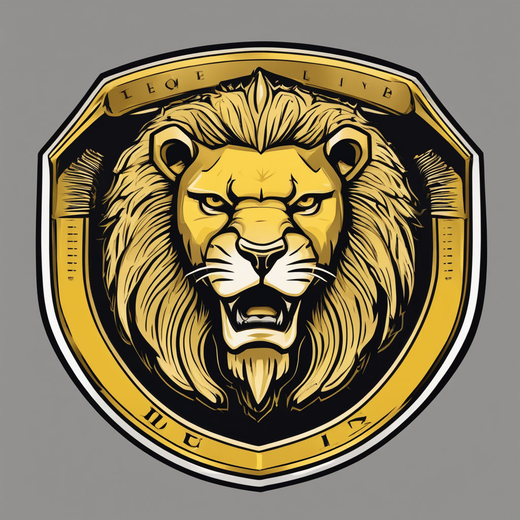 Lion Sports Shield Logo