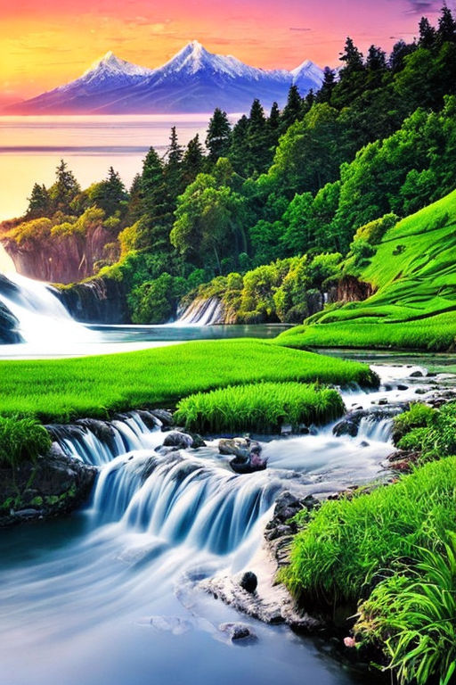 Beautiful waterfall, tranquility, waterfall, nature, water, rocks, beauty  HD wallpaper | Pxfuel