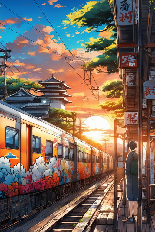 Top 156+ anime subway background latest - awesomeenglish.edu.vn