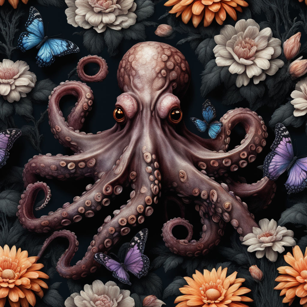 octopus tumblr background