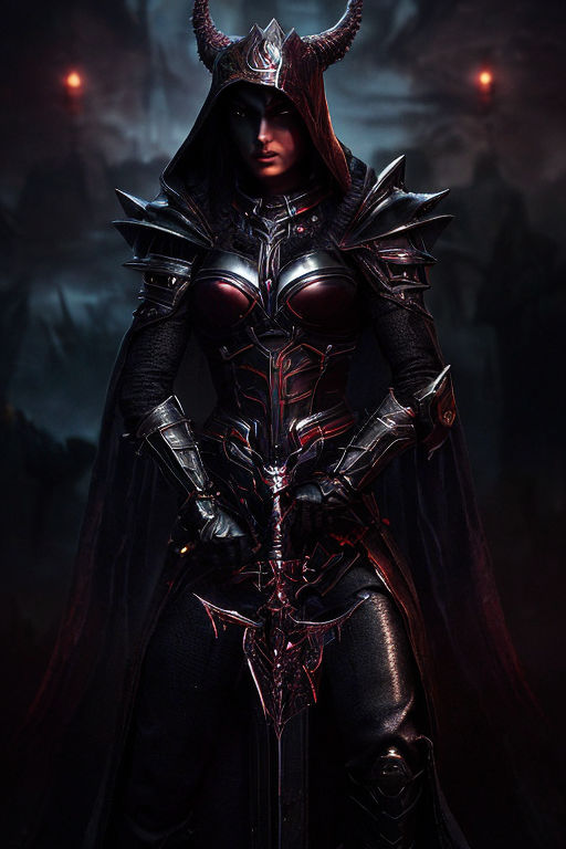 female demon hunter armor