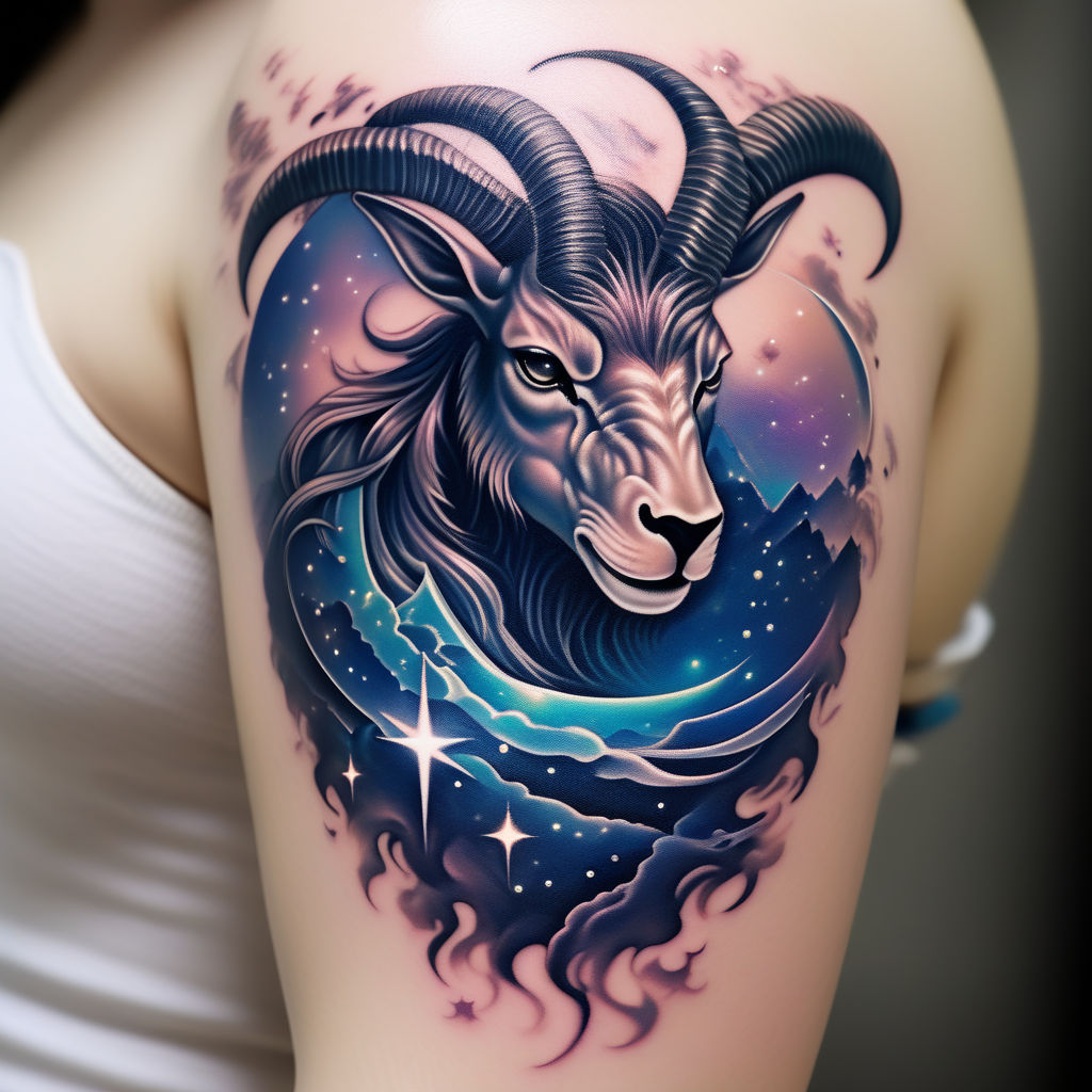 Capricorn Tattoo clipart in Illustrator - Download | Template.net