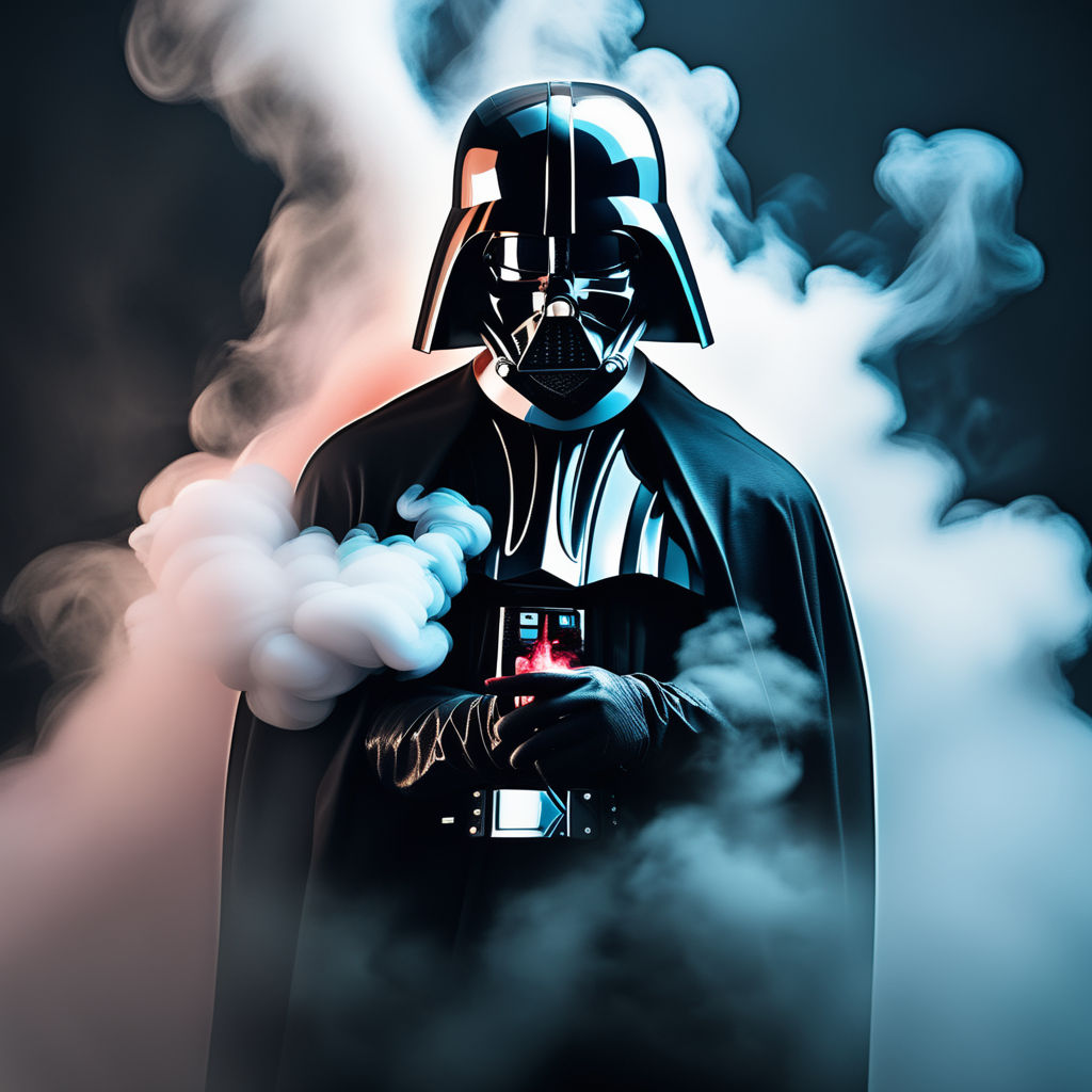 darth vader smoking weed