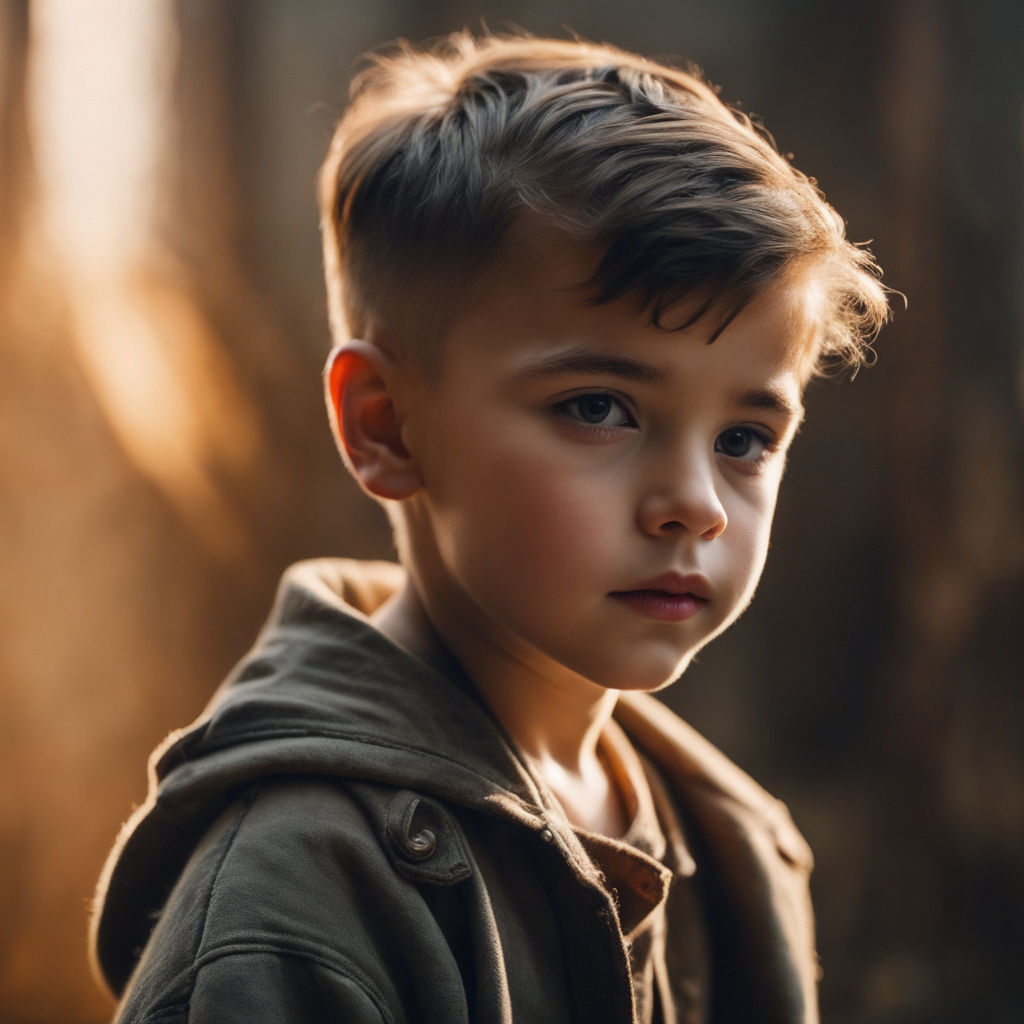 boy toddlers brown hair