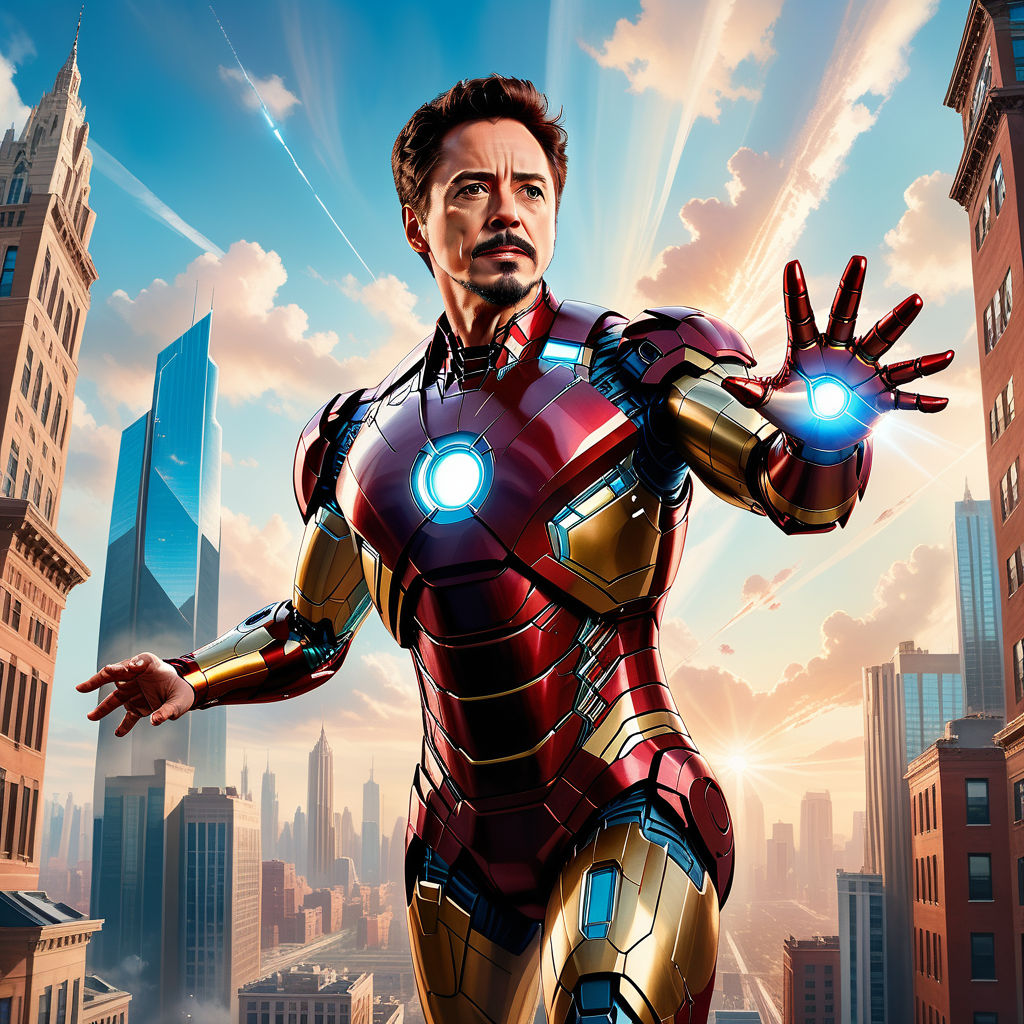 Tony Stark Shooting Pose Black Wallpapers - Iron Man Wallpaper