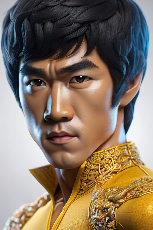 ArtStation - Bruce Lee Speed Draw