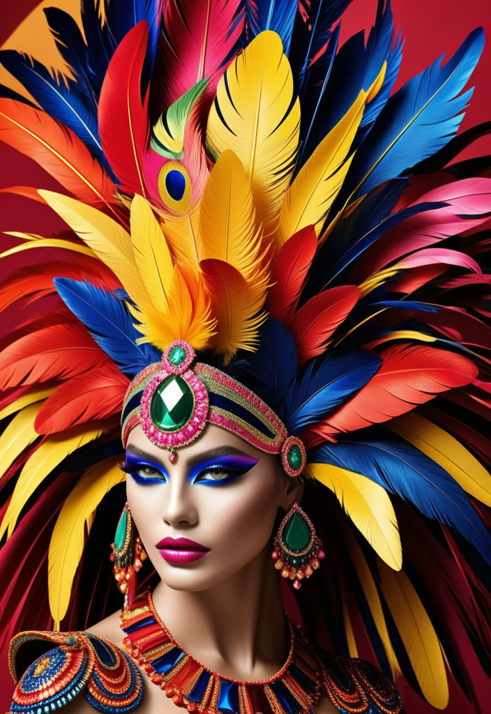 Vibrant Brazil Carnival Costumes