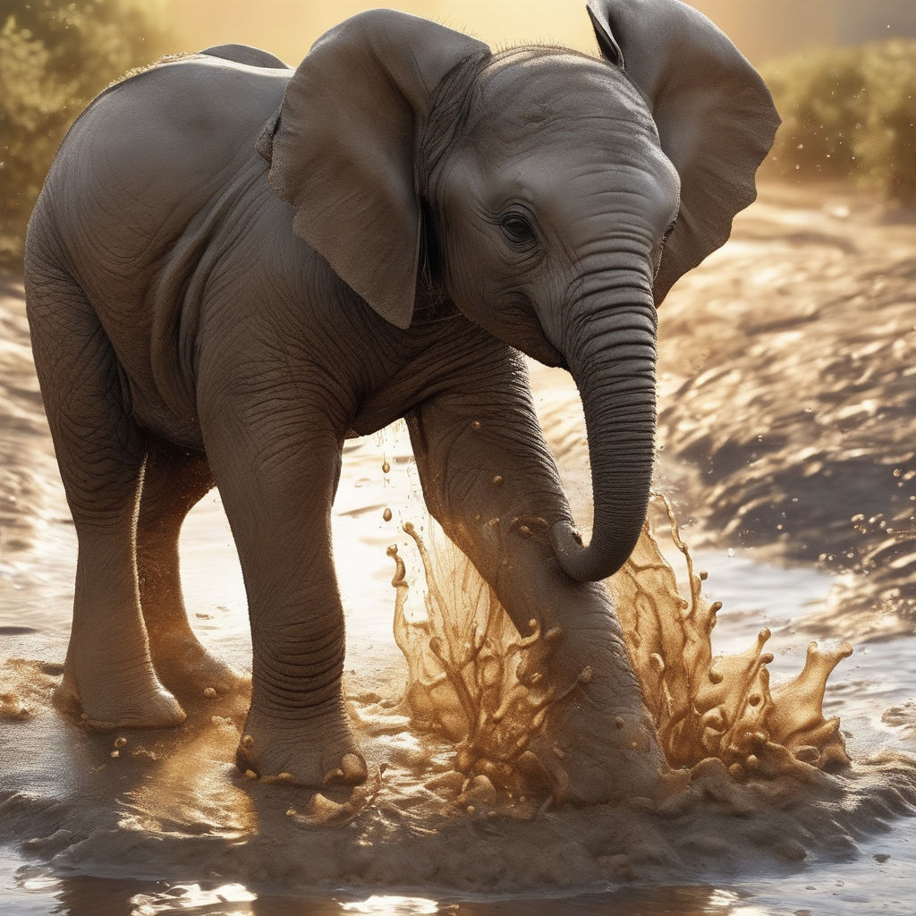 cute baby elephant wallpaper