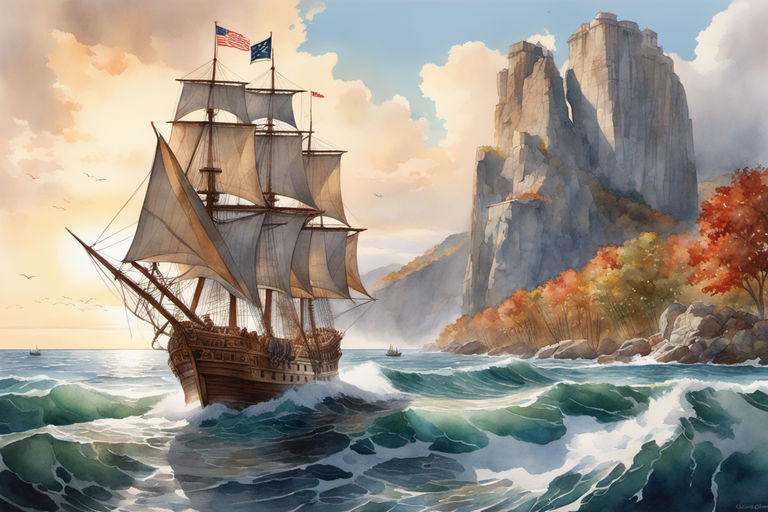 famous pirate ship painting