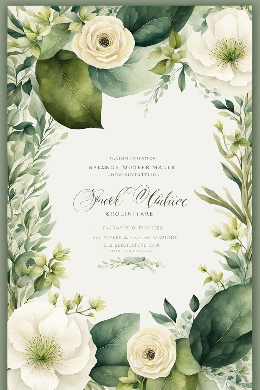 Design drawing of invitation card for foreign guests of banquet