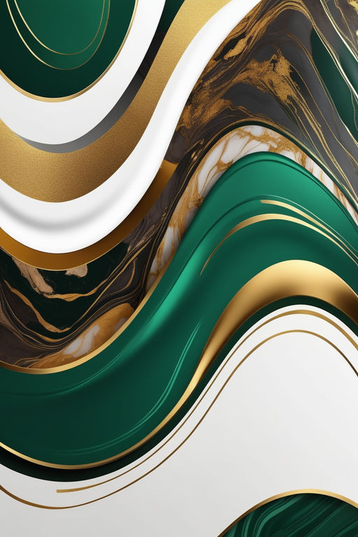 Green & Gold Abstract Backgrounds