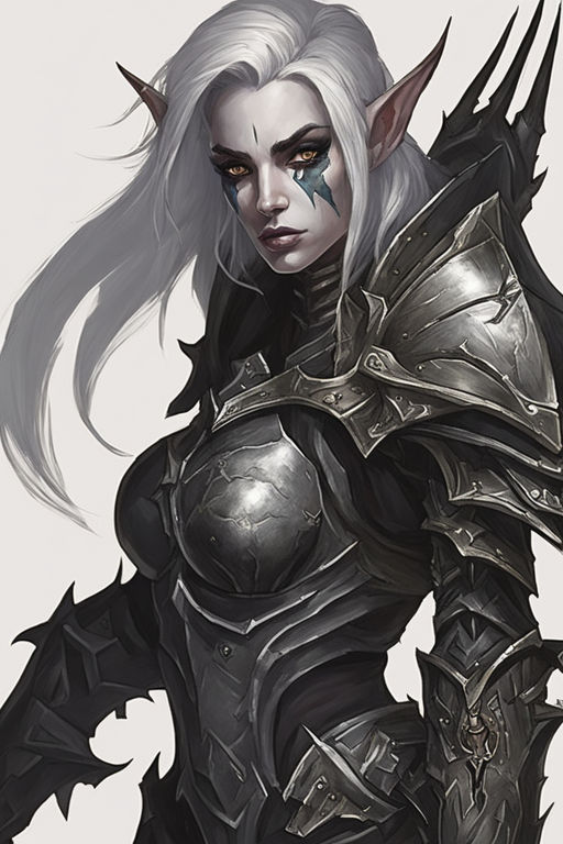 Female Knight & Dark Elf