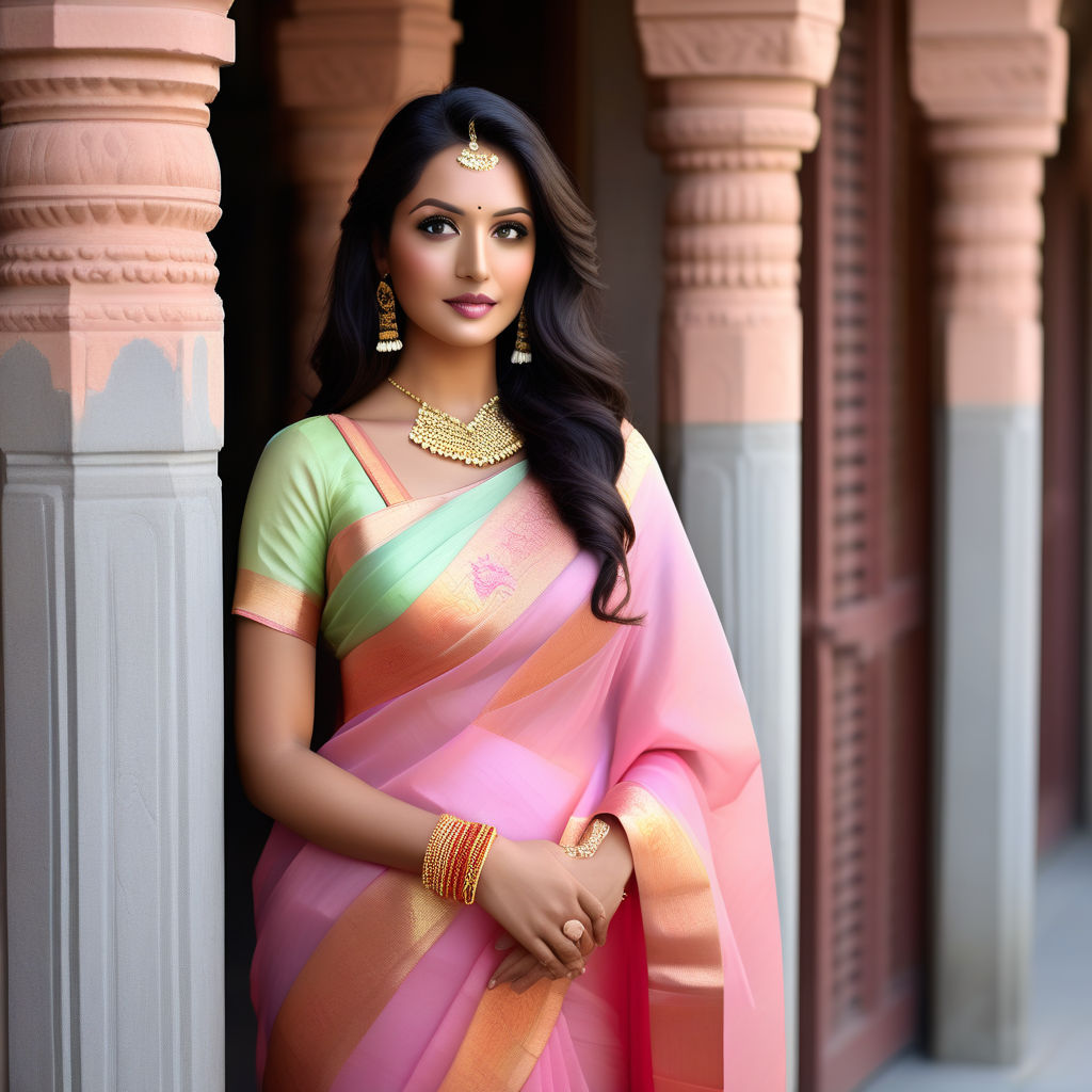 colorful saree - Playground