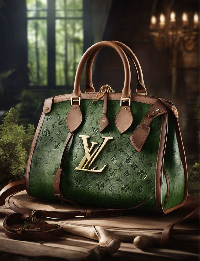 Louis Vuitton LV Women Lock It Tote Blurry Monogram Coated Canvas