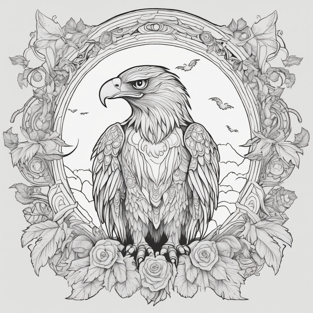 Image result for eagle mandala coloring pages | Owl coloring pages, Mandala  coloring pages, Animal coloring books