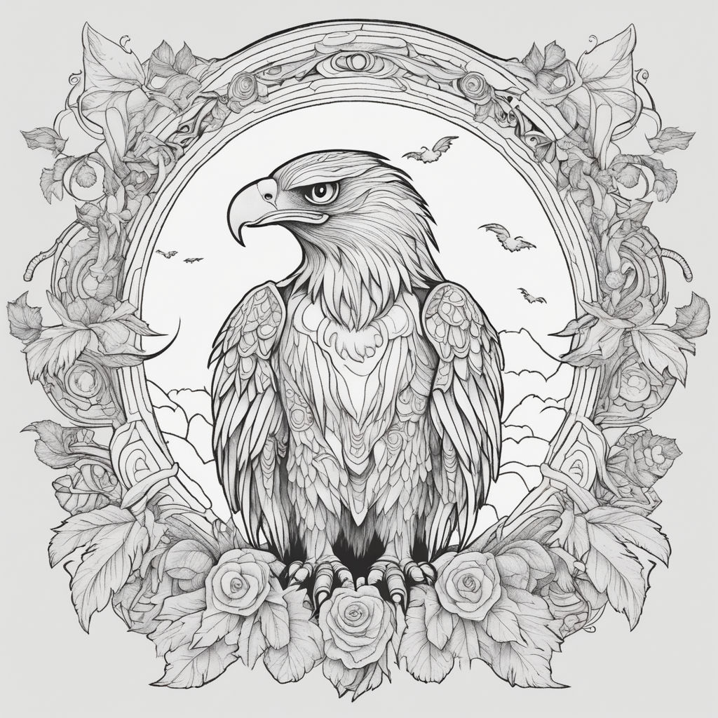 eagle mandala art' Sticker | Spreadshirt