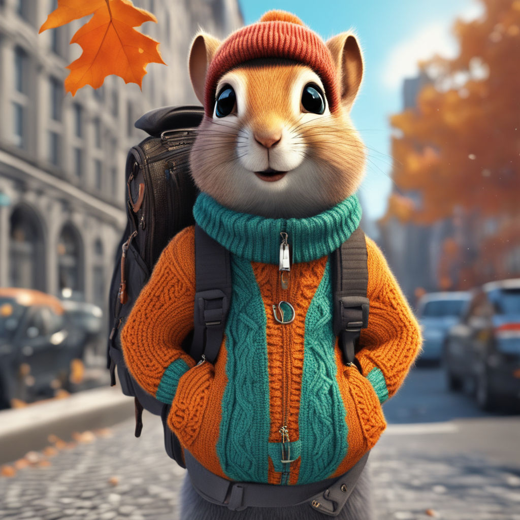 Premium AI Image  A cartoon character from the movie alvin and the  chipmunks