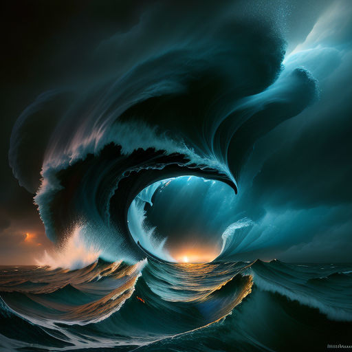 scary ocean waves