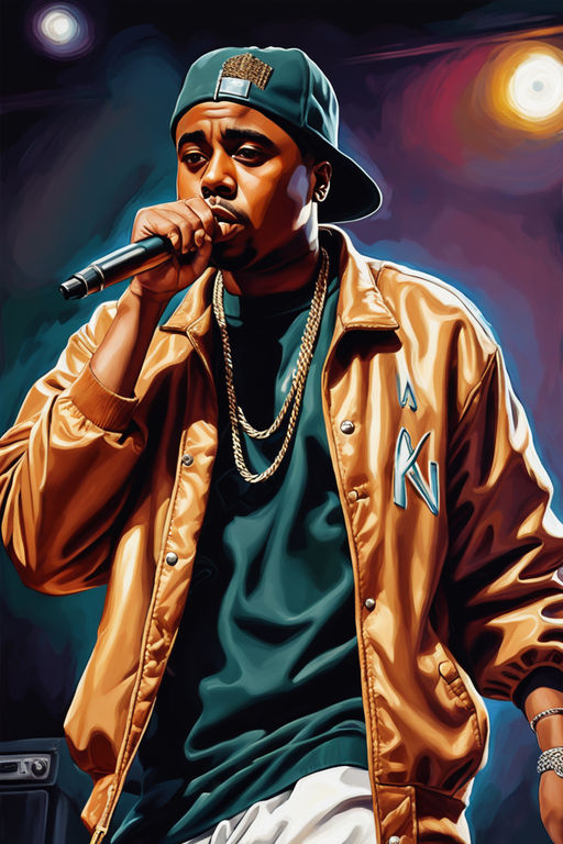 90s hip hop art by Kai Osen