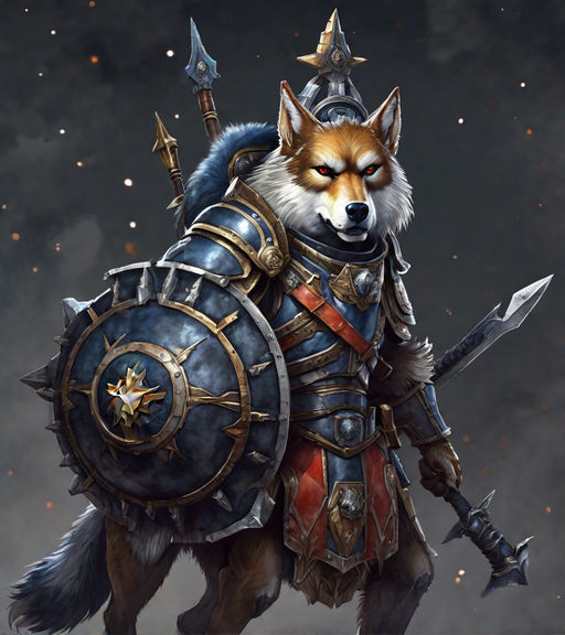 ArtStation - The Warrior Fox (Furry)