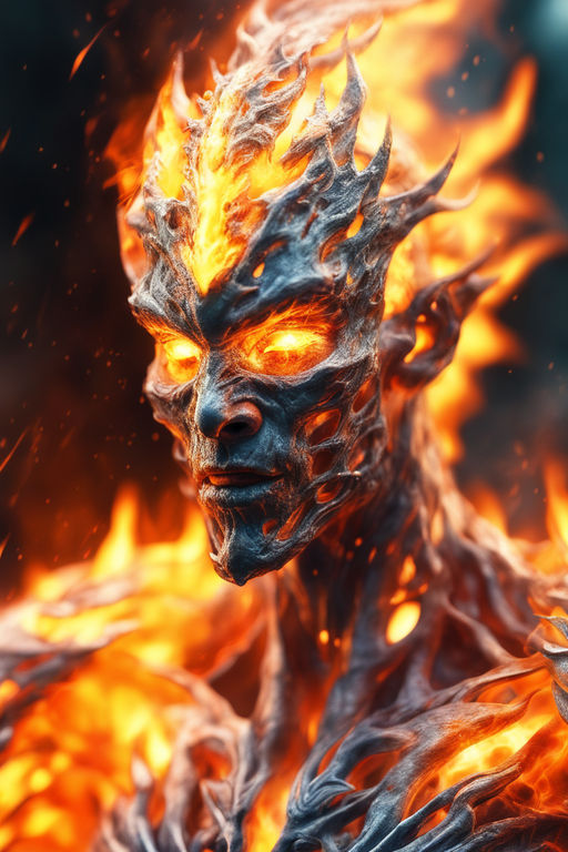 fire demon wallpaper