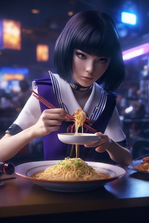 Anime Noodles: Scorching Ping Pong Girls - Ramen Para Dos