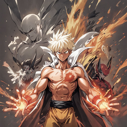 Cosmic Garou (One Punch Man), Stable Diffusion