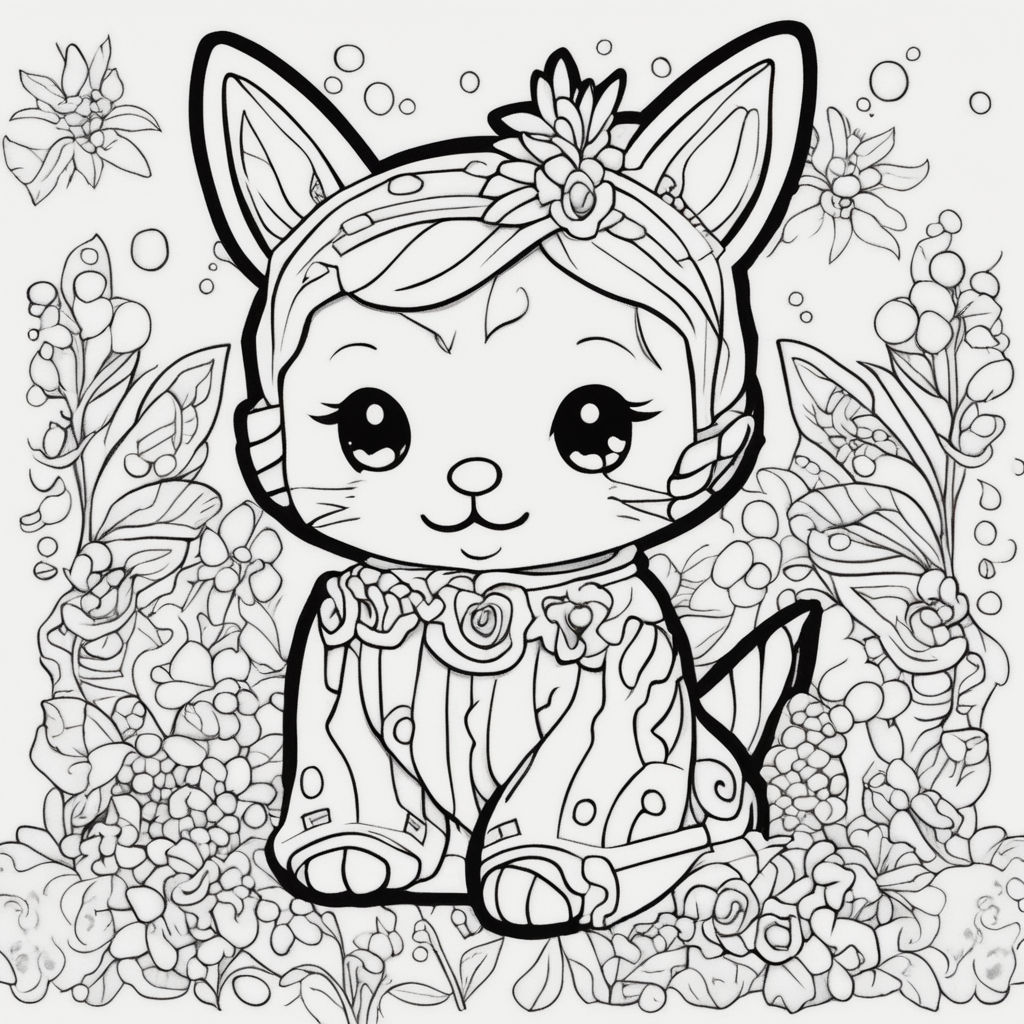 desenhos para colorir kawaii 5  Pusheen coloring pages, Cat coloring page,  Kitty coloring